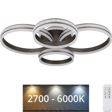 Globo - LED Dimmable ceiling light LED/90W/230V 2700K-6000K + remote control