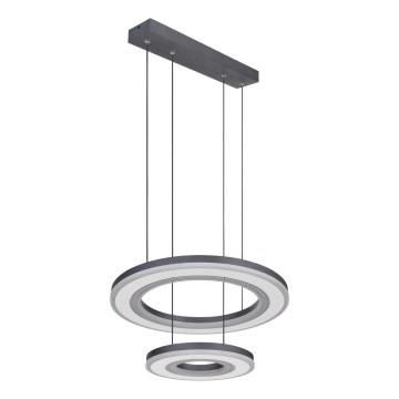 Globo - LED Dimmable chandelier on a string LED/50W/230V 2700-6000K d. 50 cm black + remote control