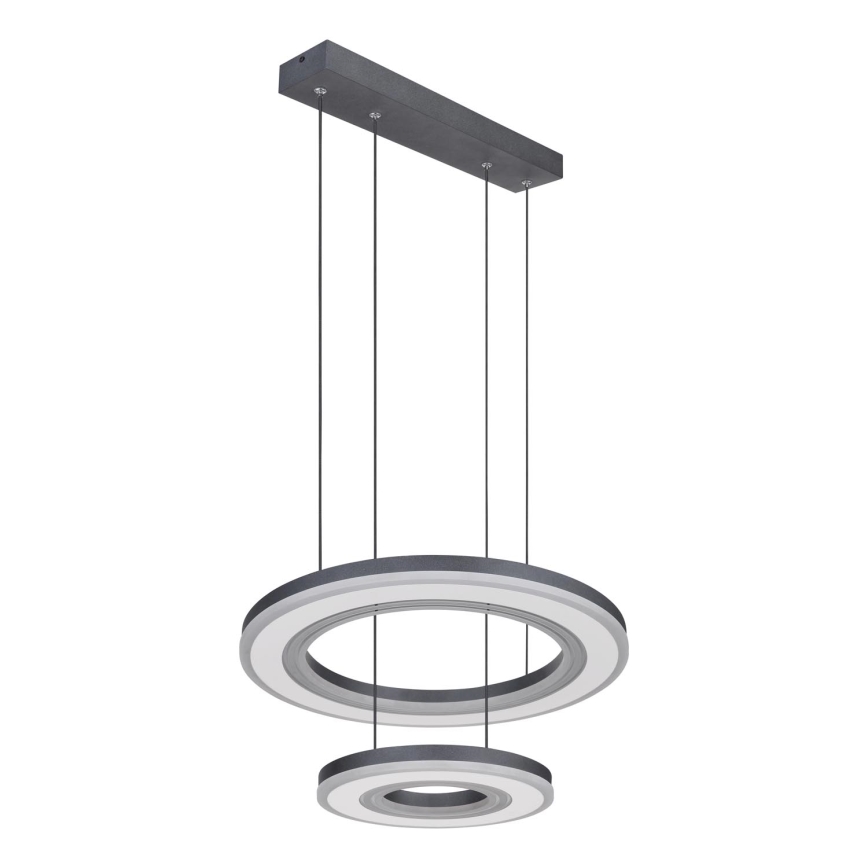Globo - LED Dimmable chandelier on a string LED/50W/230V 2700-6000K d. 50 cm black + remote control