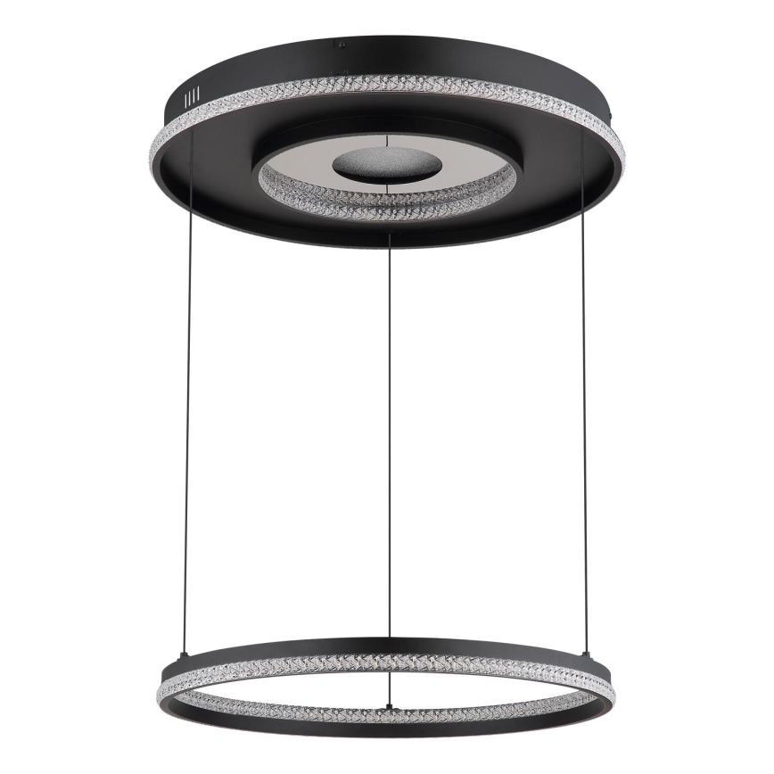 Globo - LED Dimmable chandelier on a string LED/54W/230V 2700-6500K d. 60 cm black + remote control