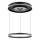 Globo - LED Dimmable chandelier on a string LED/54W/230V 2700-6500K d. 60 cm black + remote control