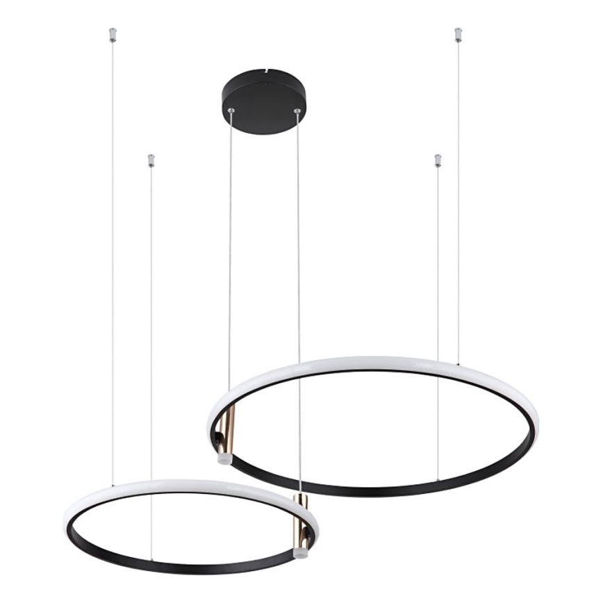 Globo - LED Dimmable chandelier on a string LED/55W/230V 2700-6000K black + remote control