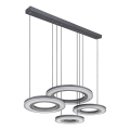 Globo - LED Dimmable chandelier on a string LED/80W/230V 2700-6000K black + remote control