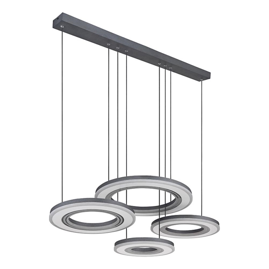 Globo - LED Dimmable chandelier on a string LED/80W/230V 2700-6000K black + remote control