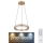 Globo - LED Dimmable crystal chandelier on a string LED/36W/230V 2700K-6000K + remote control