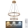 Globo - LED Dimmable crystal chandelier on a string LED/78W/230V 2700K-6000K + remote control