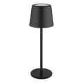 Globo - LED Dimmable outdoor touch table lamp LED/2W/5V 3000/4000/6000K 2200 mAh IP44 black
