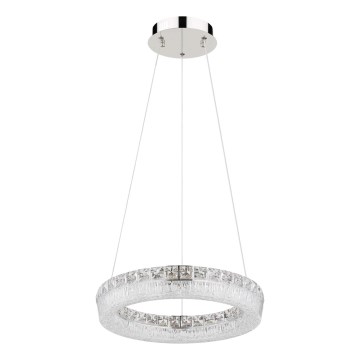 Globo - LED Dimmable Pendant Light on Cable LED/24W/230V 2700-6000K Clear + Remote Control