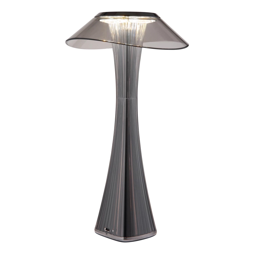 Globo - LED Dimmable rechargeable table lamp LED/2,5W/3,7V 1200mAh 2700K/4500K/6500K black