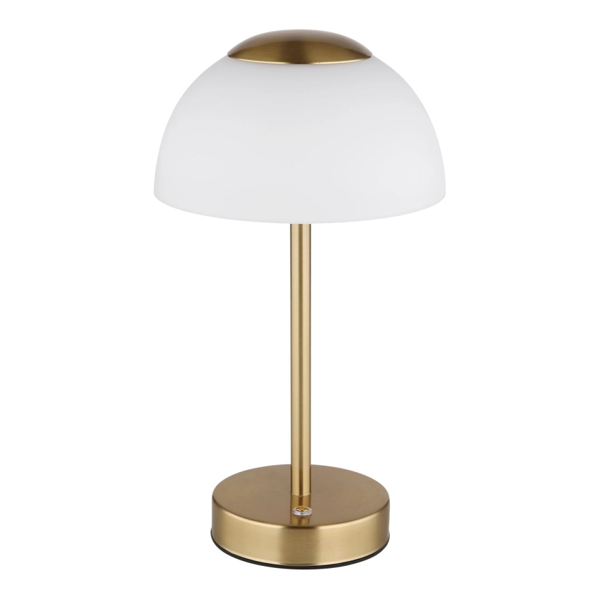 Globo - LED Dimmable rechargeable table lamp LED/2,5W/5V 1800mAh 2700K/4000K/6500K brass