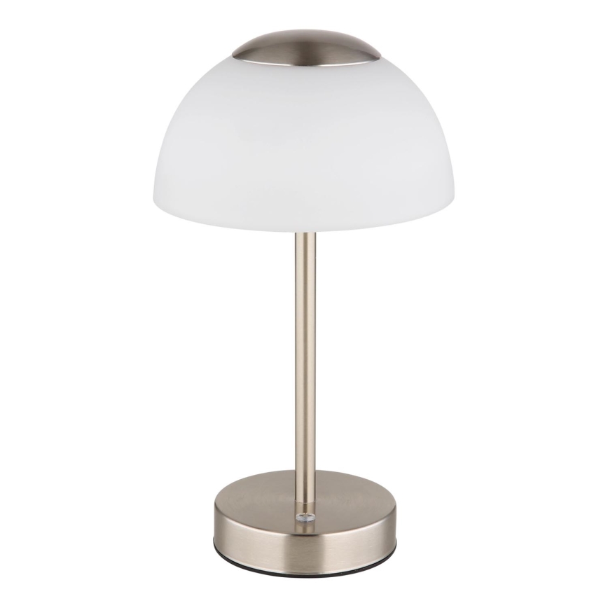 Globo - LED Dimmable rechargeable table lamp LED/2,5W/5V 1800mAh 2700K/4000K/6500K matte chrome