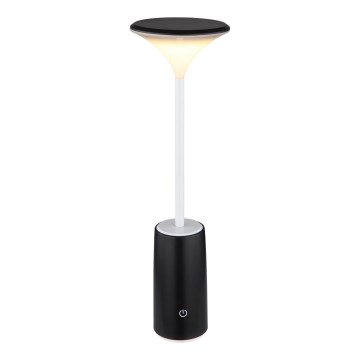 Globo - LED Dimmable rechargeable touch table lamp LED/1,2W/3,7V 3000K 1500mAh black