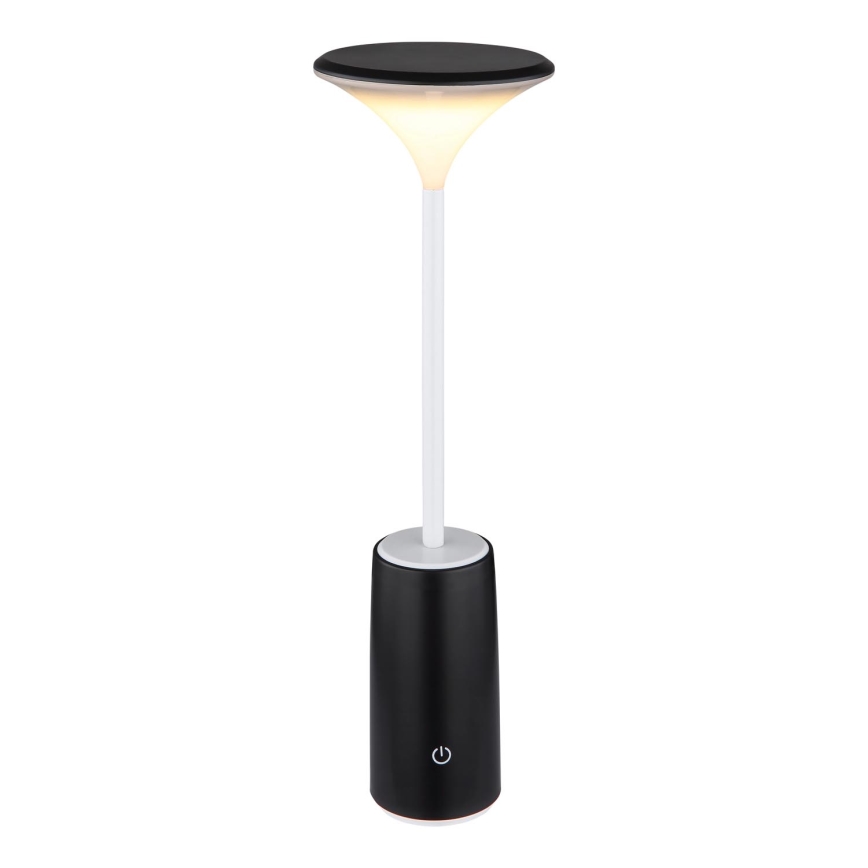 Globo - LED Dimmable rechargeable touch table lamp LED/1,2W/3,7V 3000K 1500mAh black