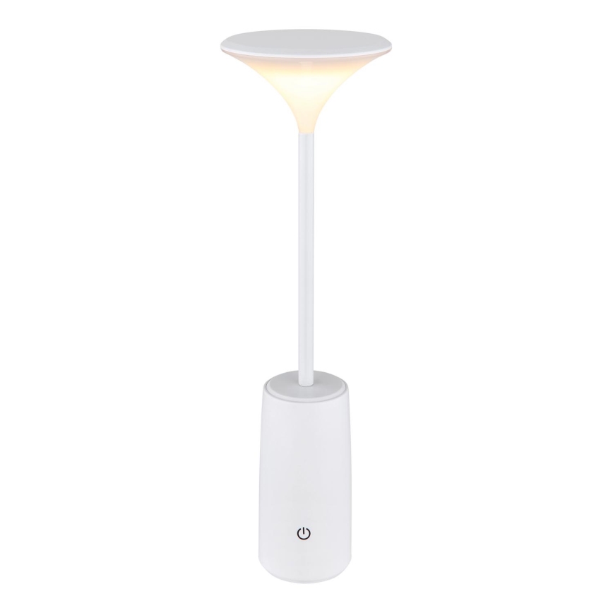 Globo - LED Dimmable rechargeable touch table lamp LED/1,2W/3,7V 3000K 1500mAh white