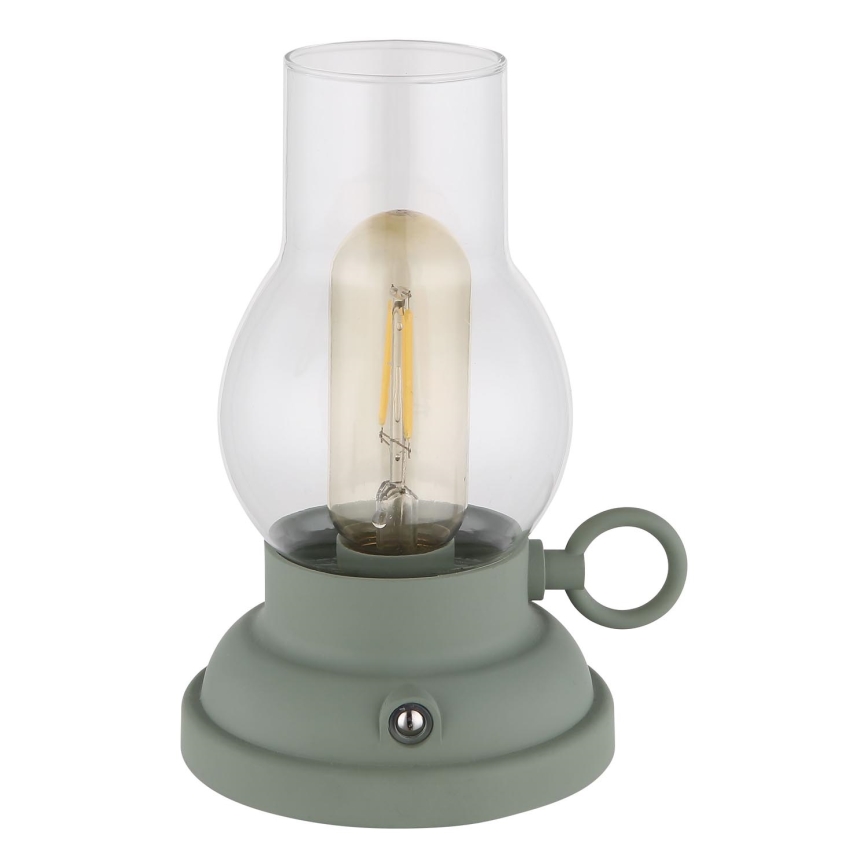 Globo - LED Dimmable rechargeable touch table lamp LED/1W/3,7V 1200 mAh green