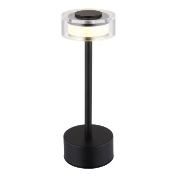 Globo - LED Dimmable rechargeable touch table lamp LED/2,5W/3,7V 2700/4000/6500K 1800mAh black