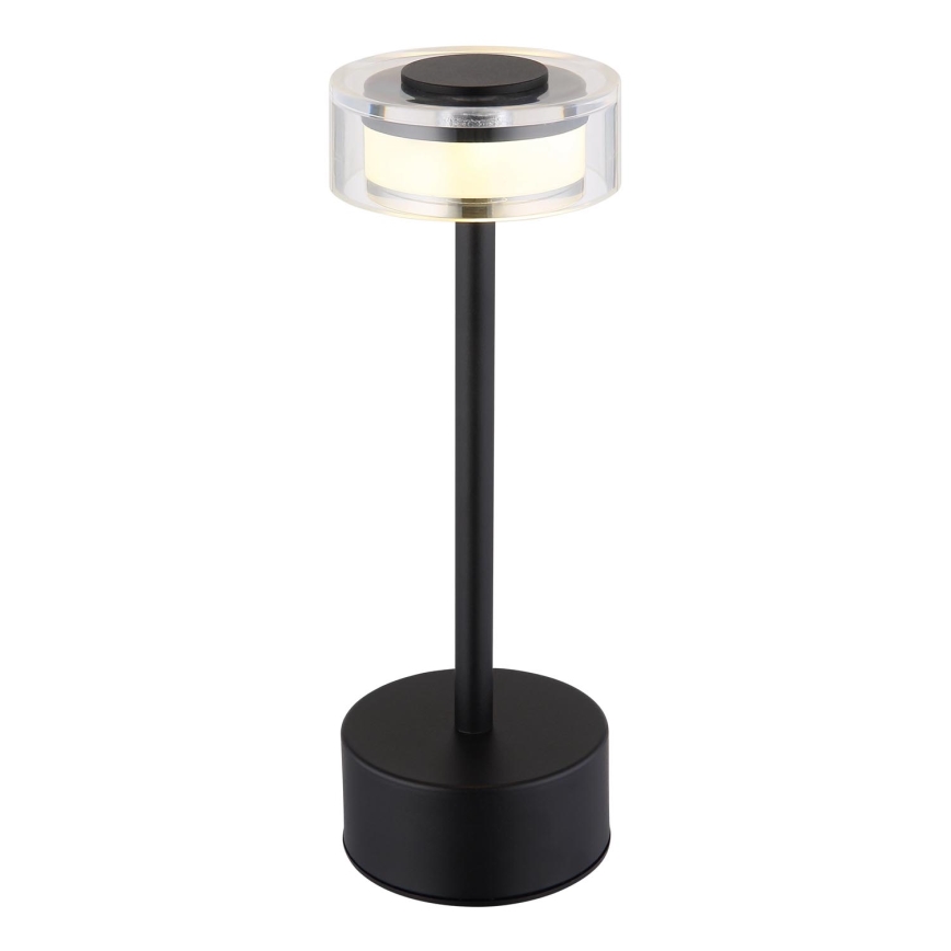 Globo - LED Dimmable rechargeable touch table lamp LED/2,5W/3,7V 2700/4000/6500K 1800mAh black