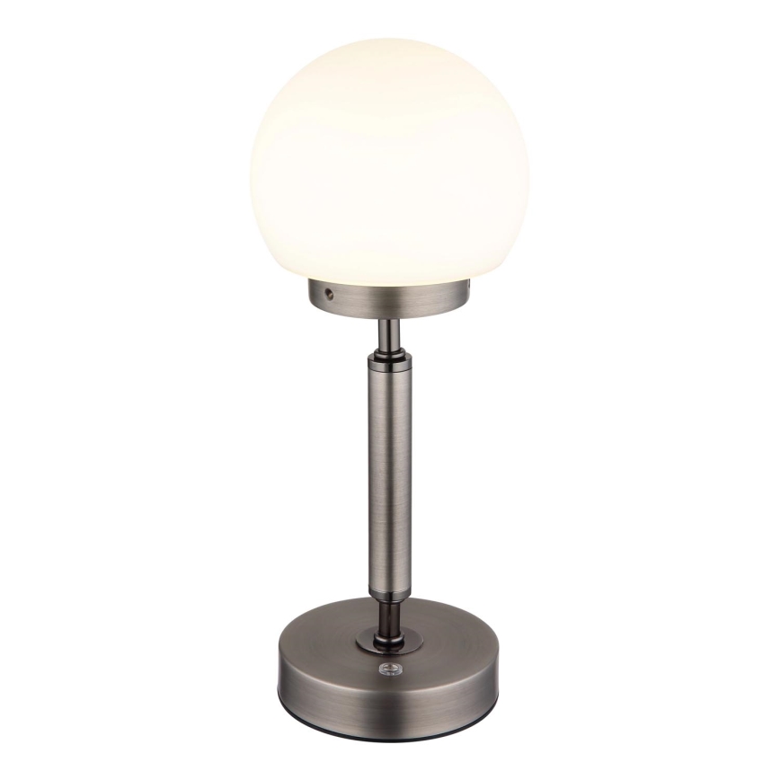 Globo - LED Dimmable rechargeable touch table lamp LED/2,5W/5V 1800mAh 2700/4000/6500K anthracite