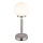 Globo - LED Dimmable rechargeable touch table lamp LED/2,5W/5V 1800mAh 2700/4000/6500K matte chrome
