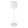 Globo - LED Dimmable rechargeable touch table lamp LED/4,6W/230V 1800 mAh USB IP54 white