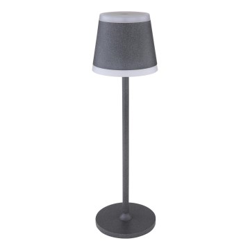 Globo - LED Dimmable rechargeable touch table lamp LED/4,6W/3,7V 3000K 1800mAh grey IP54