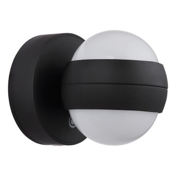 Globo - LED Dimmable rechargeable touch wall light LED/1,4W/5V 1800 mAh black