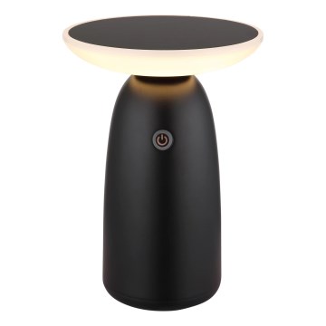 Globo - LED Dimmable solar touch lamp LED/10W/3,7V IP54 black
