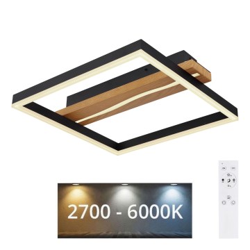 Globo - LED Dimmable surface-mounted chandelier LED/22W/230V 2700-6000K + remote control