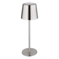 Globo - LED Dimmable Touch-Control Rechargeable Table Lamp LED/2W/3.7V 3000/4000/6000K 2200 mAh Glossy Chrome