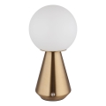 Globo - LED Dimmable touch outdoor table lamp LED/1,5W/5V 3000/4500/6500K 1800 mAh IP41 copper