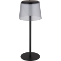 Globo - LED Dimmable touch outdoor table lamp LED/1,8W/5V IP44 1800 mAh black/smoky
