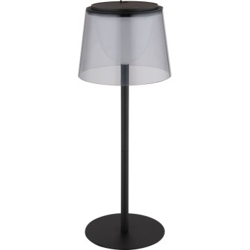 Globo - LED Dimmable touch outdoor table lamp LED/1,8W/5V IP44 1800 mAh black/smoky