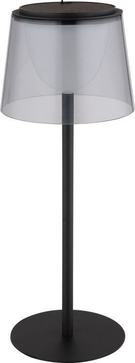 Globo - LED Dimmable touch outdoor table lamp LED/1,8W/5V IP44 1800 mAh black/smoky