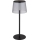 Globo - LED Dimmable touch outdoor table lamp LED/1,8W/5V IP44 1800 mAh black/smoky
