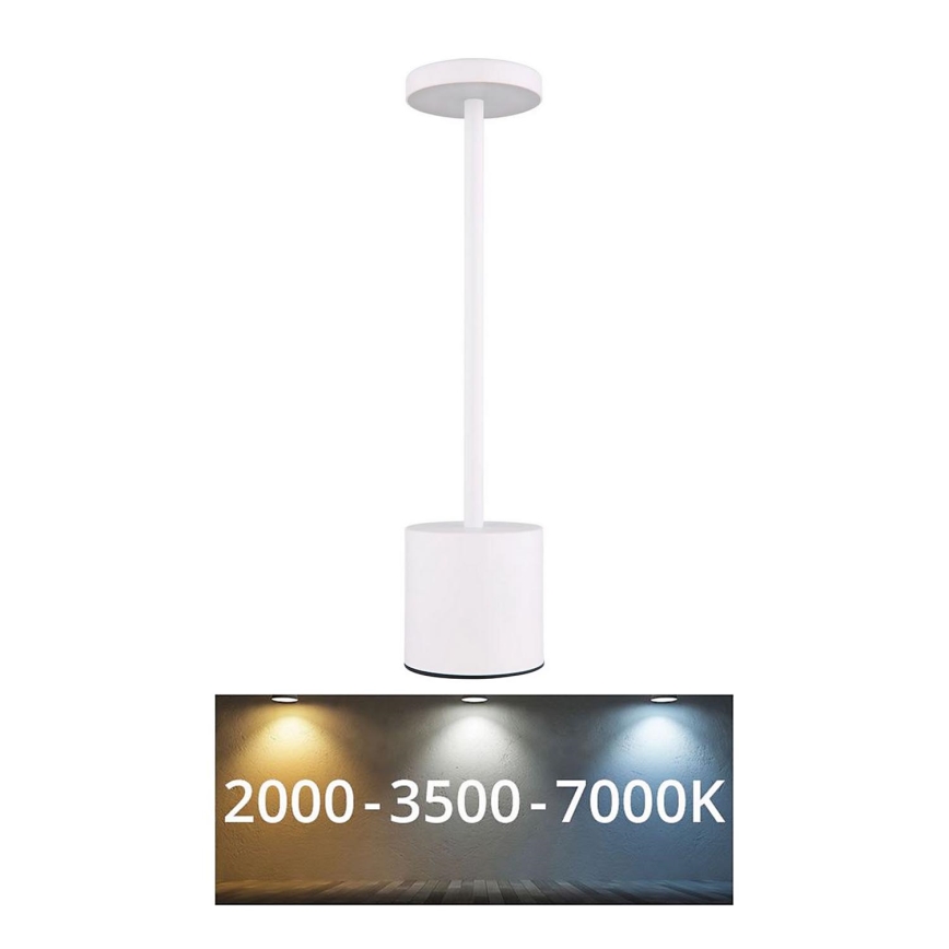 Globo - LED Dimmable touch table lamp LED/1,2W/3,7V 2000K/3500K/7000K 1200 mAh USB white