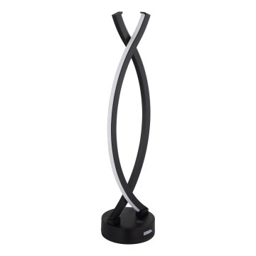 Globo - LED Dimmable touch table lamp LED/1W/3,7V 3000K 1800 mAh USB black