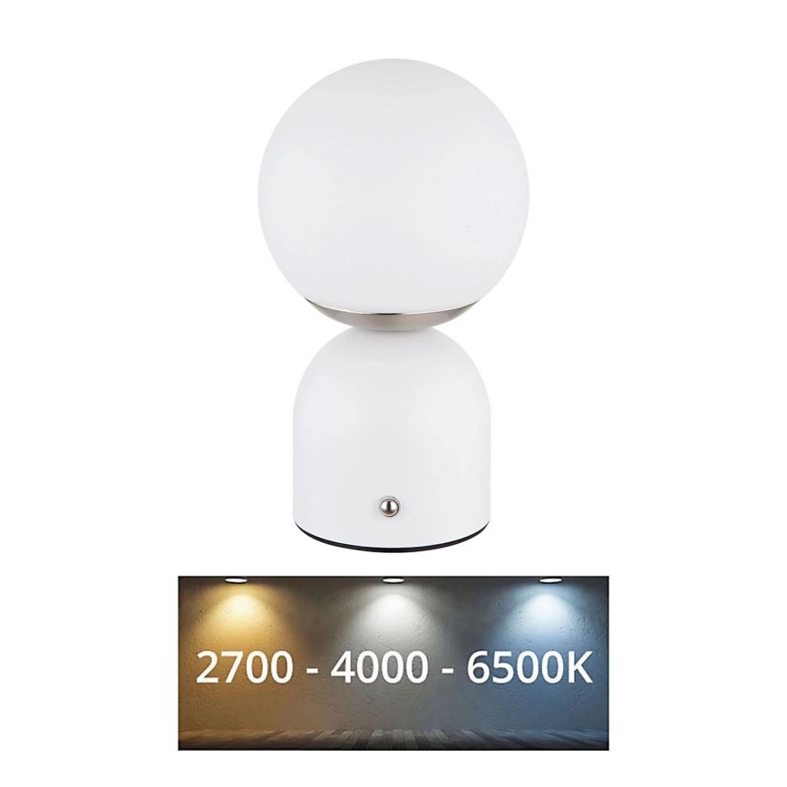 Globo - LED Dimmable touch table lamp LED/2,5W/3,7V 2700/4000/6500K 1800 mAh USB white