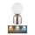 Globo - LED Dimmable touch table lamp LED/2,5W/3,7V 2700K/4000K/6500K 1800 mAh USB matte chrome