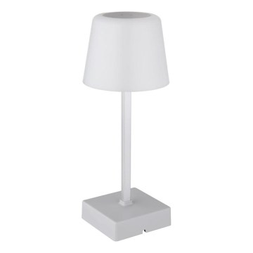 Globo - LED Dimmable touch table lamp LED/2W/5V 3000/4500/6500K 800 mAh silver