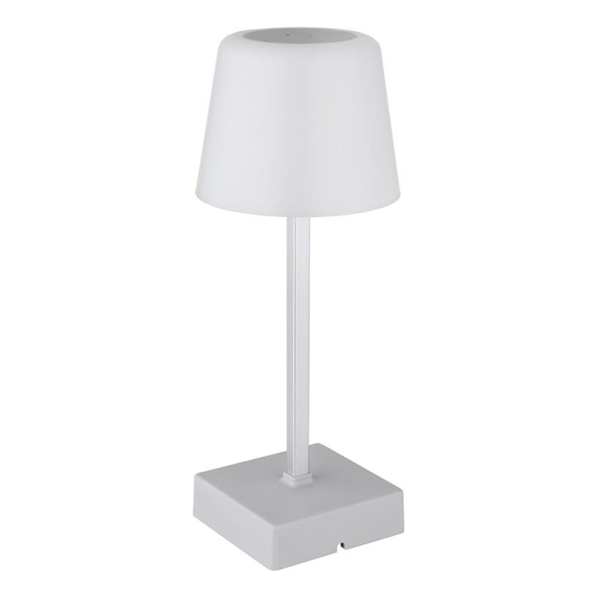 Globo - LED Dimmable touch table lamp LED/2W/5V 3000/4500/6500K 800 mAh silver