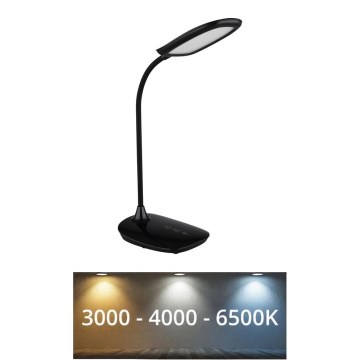 Globo - LED Dimmable touch table lamp LED/9W/230V 3000K/4000K/6500K CRI 90 black