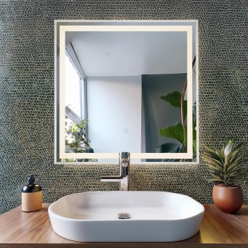 Globo - LED Dimmable wall mirror with a backlight LED/10W/230V 2700/4000/6500K 50x50 cm
