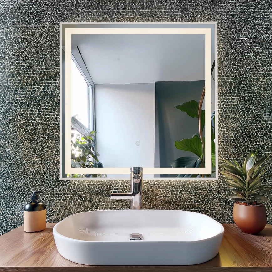 Globo - LED Dimmable wall mirror with a backlight LED/10W/230V 2700/4000/6500K 50x50 cm