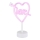 Globo - LED Neon table decoration LED/2W/3xAA heart
