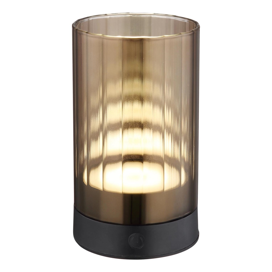 Globo - LED Outdoor dimmable rechargeable touch table lamp LED/2W/3,7V 2700/4000/6500K 1200mAh IP44 brown