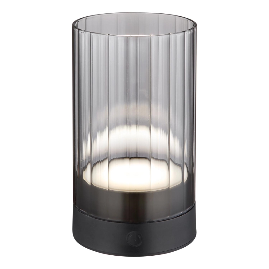 Globo - LED Outdoor dimmable rechargeable touch table lamp LED/2W/3,7V 2700/4000/6500K 1200mAh IP44 grey
