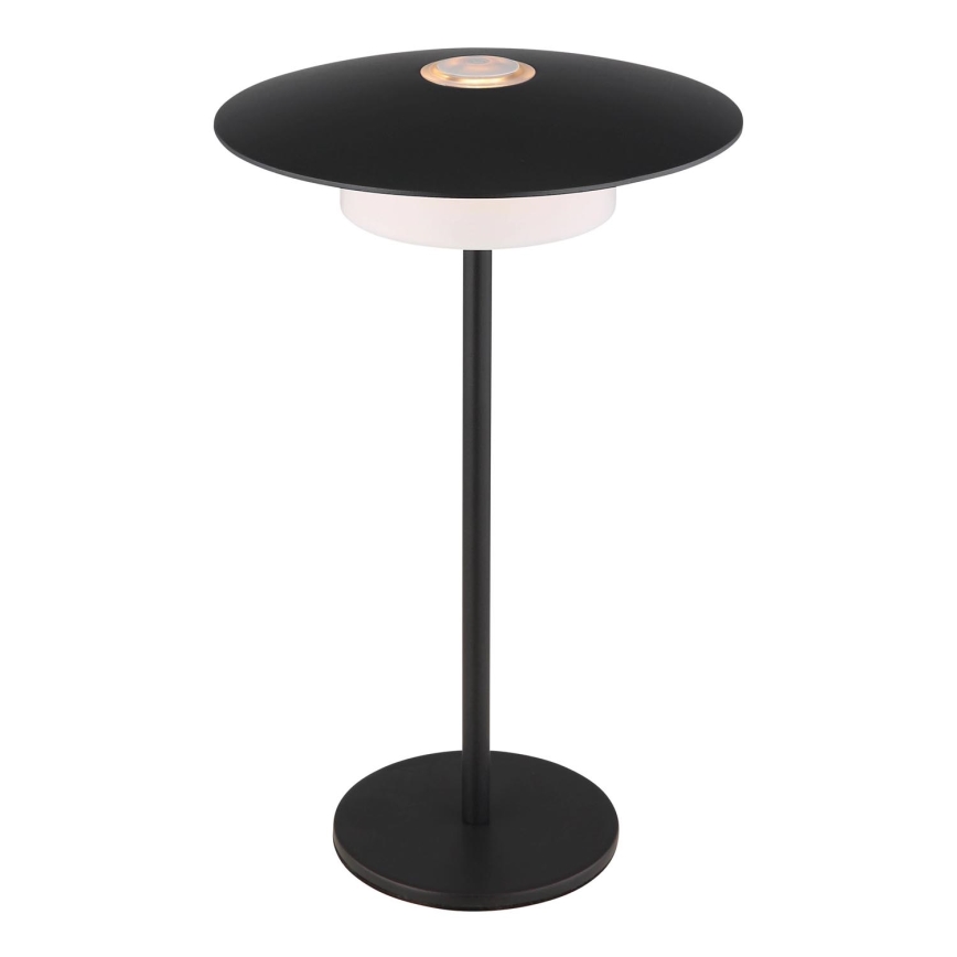 Globo - LED Outdoor rechargeable touch table lamp LED/3W/3,7V 1800/2700/3000K IP44 1800 mAh black
