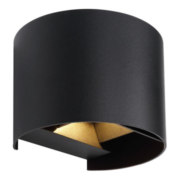 Globo - LED Outdoor wall light 2xLED/3W/230V IP44 black