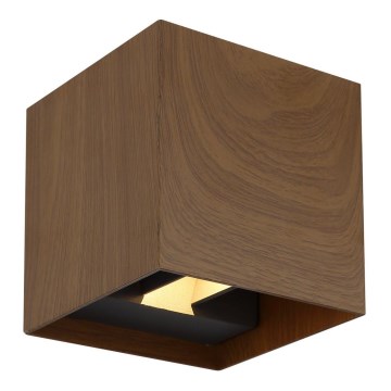 Globo - LED Outdoor wall light 2xLED/3W/230V IP44 brown