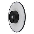 Globo - LED Outdoor wall light LED/15W/230V 3000/4000/6000K d. 25,2 cm IP44 black